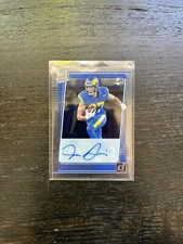 2021 Clearly Donruss Clearly Rated Rookie Auto #90 Jacob Harris Los Angeles Rams
