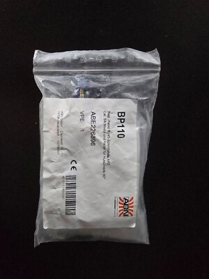 ABN BP110 RJ45-Schnittstelle APZ Cat. 6A Modul und Halter für Hutschiene 90°