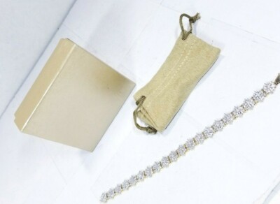  Bella Luce LML042 White Cz 18k Yellow Gold Over Silver Bracelet 17.19ctw