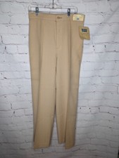 Vtg Women's Levi's Heathered Gabardine Bend Over Stretch Beige Dress Pants 31W