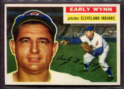 1956 Topps Set-Break #187 Early Wynn NR-MINT *JAYSACE*