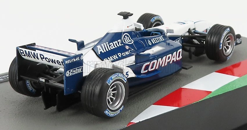MODELLINO AUTO STATICO DIECAST WILLIAMS F1 BMW FW23 #5 2001 RALF SCHUMACHER 1/43 - Immagine 2 di 4