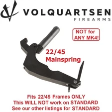 VOLQUARTSEN BLACK Mainspring Housing Ruger 22/45 & LITE Mark 2 3 VC3MSR-45-B