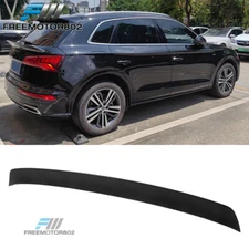 Fits 18-25 Audi SQ5 Q5 PHEV DuckBill Rear Middle Spoiler Trunk Lip - Matte Black