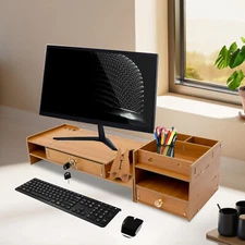 Desktop Monitor Stand Rectangle Monitor Riser Computer Monitor Booster Stand