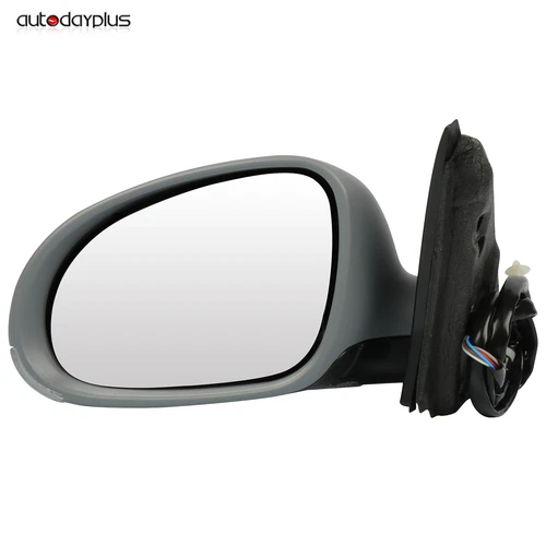 (LH) Mirror VW1320123 For 2005-2010 Volkswagen Jetta Power Heated Primed Signal