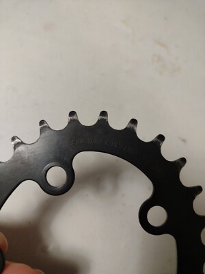 Vintage Sugino Cycloid Chainring 28 Tooth 74 BCD 28t Black
