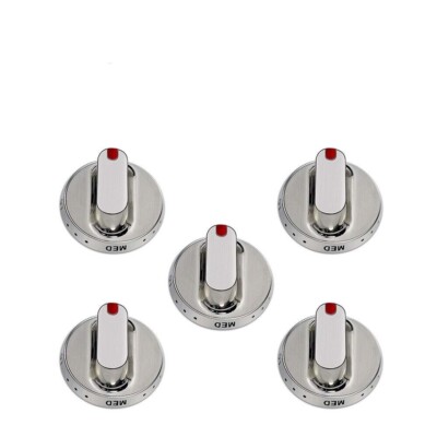 Gas Range Burner Knob Kit Samsung NX58H5600SS NX583GOVBSR FX710BGS Stove Oven x5