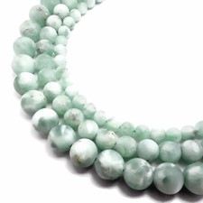 Green Moonstone Matte Round Beads 6mm 8mm 10mm 15.5" Strand