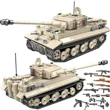 German Tiger Tank 131 Tank Building Blocks Set | General Jim's Toys & Bricks