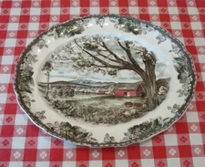 Johnson Brothers FRIENDLY VILLAGE Oval Serving Platter 13 3/4" Harvest Time