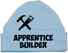 Apprentice Builder Baby Beanie Hat/Cap 0-12m Boy Girl Gift
