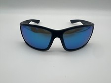 NEW Costa Del Mar REEFTON Polarized Sunglasses Blackout / Blue Mirror Glass 580G