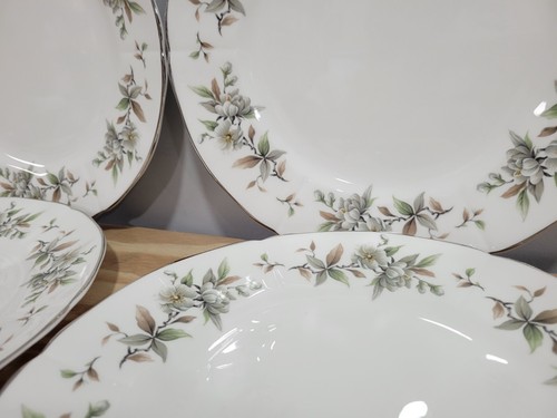Royal Adderley Arcadia Fine Bone China 10" Dinner Plates - Set of 4 - Picture 3 of 6