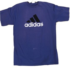 Vintage Adidas Shirt • Purple • XL • 90’s • Made In USA • Bleach