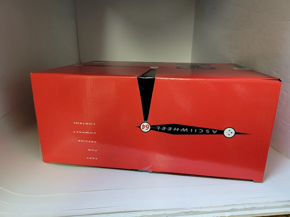 NOVO CONTROLE DE VOLANTE ASCII DRIVING RACING EM PERFEITO ESTADO PARA N64 NINTENDO 64 - Imagem 4 de 4