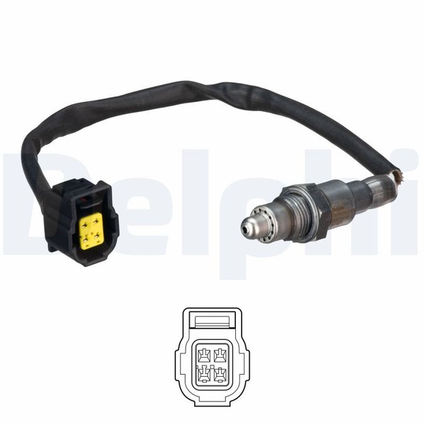 Delphi Lambdasonde Regelsonde Passend FüR Mercedes-Benz B-Klasse A-Klasse-image
