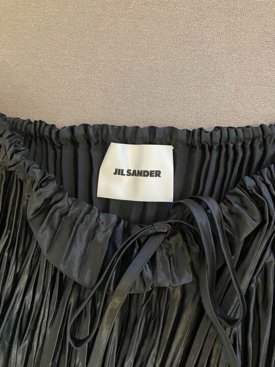 Jil Sander Pleated Skirt Black Size Adjustable, Used