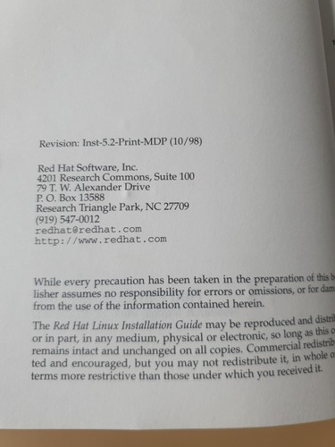 The Complete: Red Hat Linux 5.2 Installation Guide - Picture 6 of 13