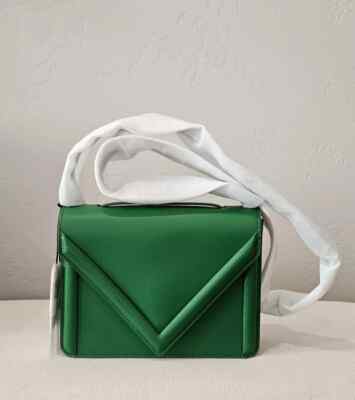 Mansur gavriel M FRAME BOX BAG - GRASS ( Origin $895 )