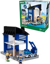 BRIO World Police Station for Kids Age 3 Years Up - Compatible with all BRIO Rai