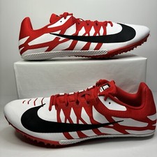Nike Zoom Rival S 9 -Men's Size 13 - Red/White 907564-605 Spikes Tool Included