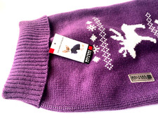 Firma Wolters Dog Wolters Strickpullover Elch pflaume weiss 40cm Mops Gr. W39006