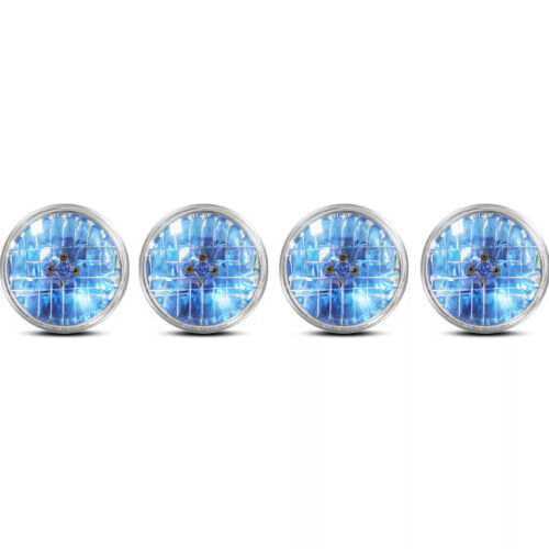 4PCS 5.75 5-3/4" Chrome Headlights For Cadillac DeVille 1962-74 Calais 65-74