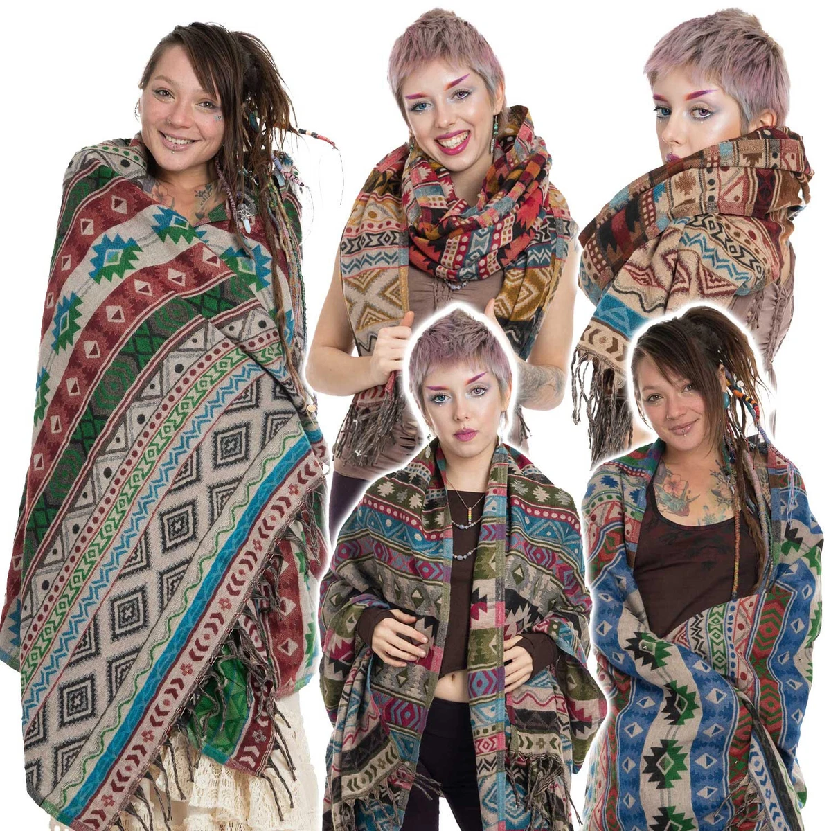 Boho blanket scarf discount