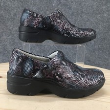 Align Shoes Womens 6 M Indya Clogs Multicolor Leather Slip On Round Toe Casual