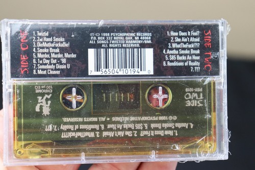 Twiztid Mostasteless Tape Sealed Cassette ICP Blaze Boondox - Picture 3 of 8