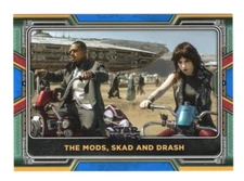 2022 TOPPS STAR WARS BOOK OF BOBA FETT BLUE PARALLEL 87 MODS, SKAD AND DRASH