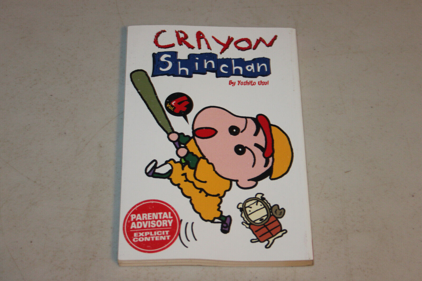 Crayon Shinchan Volume 4 Manga Graphic Novel, Shin-Chan,1990, Book 4