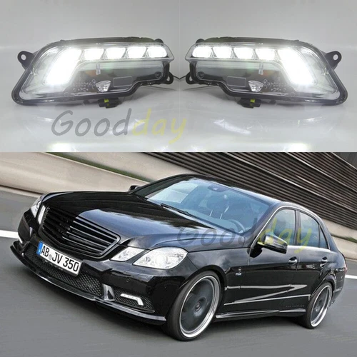 LED DRL For Mercedes Benz W212 E350 E550 E63 2010-2016 Daytime Running Light
