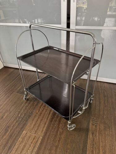 Dinett Bremshey Servierwagen 70er Jahre - Seltene Farbe Top Zustand - Bild 2 von 8