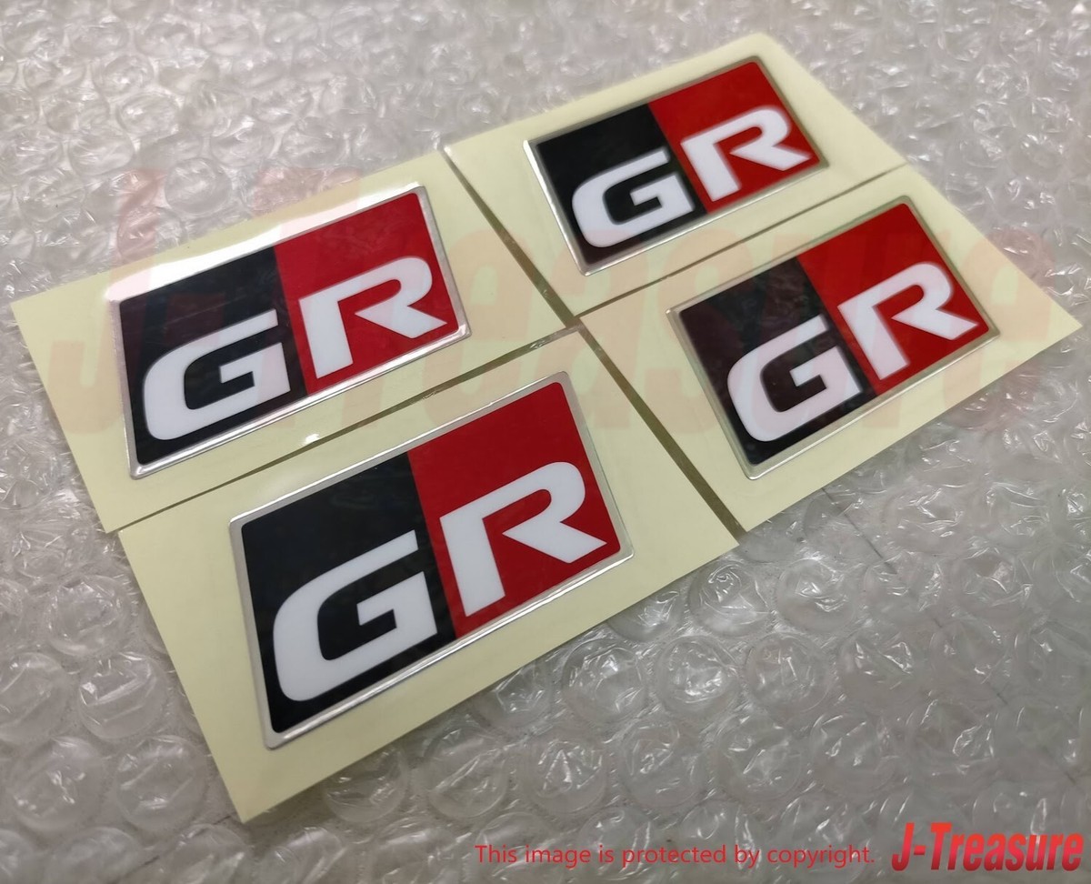 TOYOTA GR SPORT Genuine GR Logo Discharge Tape 50mm x 25mm Set of
