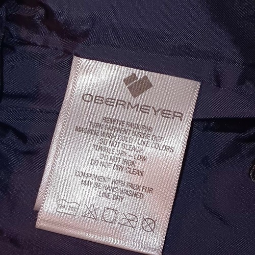 Obermeyer Tuscany II Gray Black Ski Jacket Size 12 Insulated Cozy Comfort Warm - Picture 7 of 22