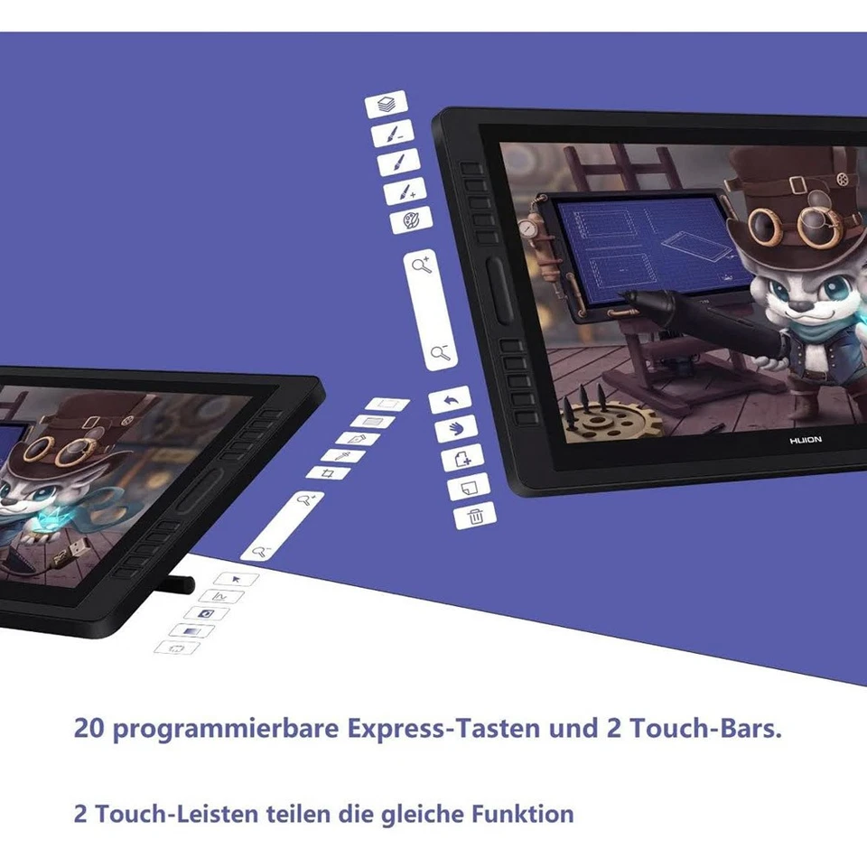 HUION Kamvas Pro 22 (NUR BILDSCHIRM) Grafiktablett - Bild 3 von 4