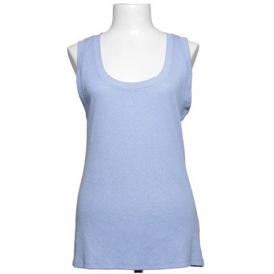 Primark Cares, Tank­top, Größe: 42/44, Blau, Baumwolle/Polyester, Einfarbig #4TD