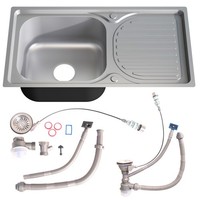 KüChenspüLe Edelstahl EinbauspüLe SpüLbecken KüChe EdelstahlspüLe