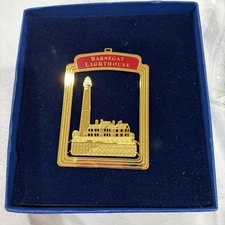 Barnegat Light New Jersey Atlantic Coast Lighthouses Metal Ornament Made in USA