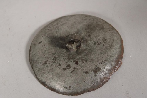A RARE 18-19TH C TIN TINDER BOX WITH HANDLE & CANDLE HOLDER IN GREAT OLD SURFACE - Photo 9/14