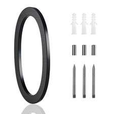 Pantaqi 8 Inch House Numbers Outside Modern Metal Large,Black House Numbers