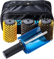 Rotierendes BüRsten-Set Ski Reinigung 3 BüRsten Nylon Rosshaar Messing K