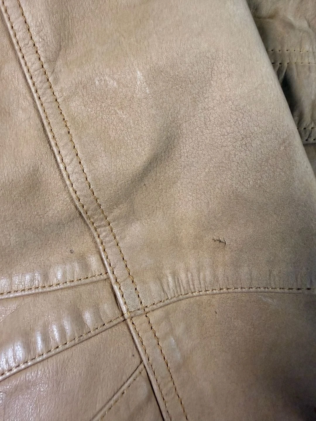 Vintage Timberland Leather Jacket Size L Brown Utility Field Coat - product detail image 11