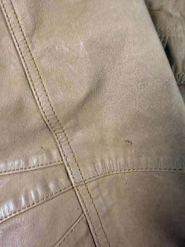 Vintage Timberland Leather Jacket Size L Brown Utility Field Coat image 11