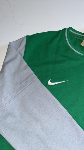 Nike Football Coaches 1/2 Zip Long Sleeve Mens XL Green Gray Dri Fit NWT $85 - Picture 7 of 10