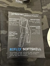 Kuhl Silencr Men's Pants Reflex Softshell Camo Lightweight Hiking 36 X 30 