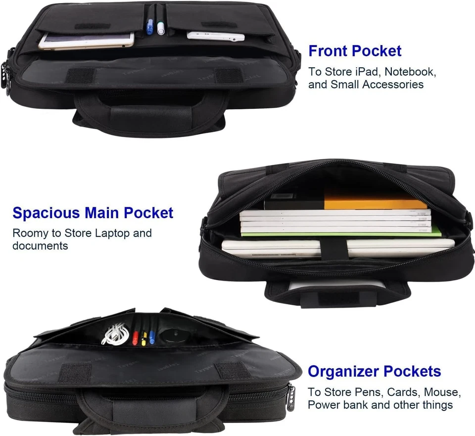 Portafolios de Hombre Carpetas Portafolio Mujer para Laptop Maletas Maletines US Foto 2 de 4