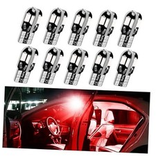 10PCS T10 Interior Car Lights,12V Super Bright T10 LED Bulb for Map Red